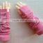 Ladies long sleeve Cashmere knitting fingerless gloves