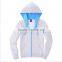 OEM Casual Plain Zipper up Lady Reversible Hoodies