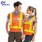 Fashion flashing led waistcoat 100% polyester security hi vis vest