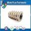 Made in Taiwan Brass Standard Stainless Steel Threaded Zinc Plated Wood Insert Nut
