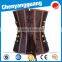 CYG-Cosplay black Satin Red Ruffle Corset Lingerie Bustier