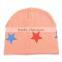 spring&summer korea style 100%cotton cute boys&girls colorful five star pattern baby hat