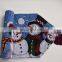 Polyester and Cotton Snowman Pattern Christmas Table Runner