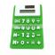 Factory direct supply 8 Digits Refrigerator Magnetic Silicone Foldable Calculator