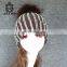 Hot Sale Winter Hat With Ball Cashmere Raccoon Fur Pompom Knit Beanie Beanies