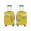Justop fashion elasticity polyester hot sale luggage cover with printing