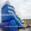HI blue color childern inflatable jumping slide PVC water slide with pool