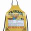 100% Cotton Apron with an adjustable neck visible center pocket, Adjustable Bib Apron Waterdrop Resistant with 2 Pockets Cooking