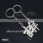stainless steel wire rope mesh net zinc alloy keychain