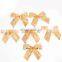 Gold 12pcs Bow Christmas Present Tree Decoration Bowknot Party Xmas Decor Festival Supplies New Arrival