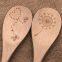 Wooden Spoons,Made of Chinese Cherry,with Laser Printing
