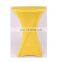2020  hot sell 100%polyester good elastic cocktail table cover