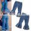 Girl Ripped Bell Bottoms Demin Pant  Bell Bottoms