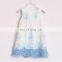 2019 summer Baby Girl Embroidery Hollow Dress Kids Summer Cotton Pineapple Dresses 1-7 years free ship