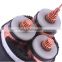Medium Voltage Three core copper conductor XLPE insulated Steel Tape armoured PVC sheathed N2XSEBY power cable