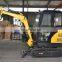 Surprise promotion China hydraulic crawler mini excavator 2 ton for sale with CE