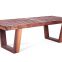 Nelson bench in original wood with low costs  breakfast nook bench sofa bench
