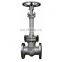low temperature PN16 LCB body Flexible gate non-rising stem cuniform gate valve