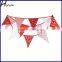 Cotton Mix Bunting 12 Flags, Christmas New Year Home Decoration PL018