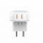 18W FAST CHARGER TWO QC3.0 USB REPLACEABLE PLUG: UK/EU/US