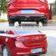 auto parts rear bumper diffuser ABS material for Hyundai Verna  for  Accent  new model 2016