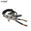 Waterproof ON/OFF 12V kill stop steel 3 button LED light handle bar motorcycle switch