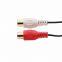 6 ft Stereo Audio Cable - 3.5mm Stereo Cable Male to 2x RCA Cable Female