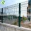 Decorative anti-theft green / black welded wire mesh fence panels 3D protect fencing for green house