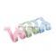 15Pcs Creative Mini Flocking Clothes Hanging Hook Hanger Home Easy Clothes Hook Plastic Closet Organizer (Random Color)
