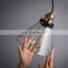 Vintage LED Glass Pendant Lights American Amber E27 Edison Bulb Hanging Lamps Kitchen Dining Room Home Decor Lights