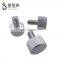 stainless A2 /brass knurled thumb machine m4 screws
