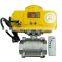 110mm electric pvc butterfly valve 12v dc electric solenoid valve water gas ball electric water valve
