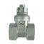 DKV Water Steam Oil 304 201 BSP NPT Stainless Steel Thread Ss 316 Cf8 Screw End Gate Valve