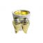 2020 cup shape mini luxury arabic angel wing mug shaped ceramic incense burner censer set portable with gold base