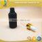 30ml black colour painting essential oil glass bottle