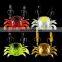 Lead-coated soft crab  Sea fishing lure   3D eyes crabs soft plastic bait