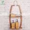 Multifunctional Acacia Wood Wall Mounted Organizer Rack Bathroom Shelf