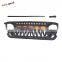Grill With Metal Mesh With 5 LED Lights For Jeep Wrangler JK