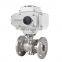 ANSI Flange 150LB Motorized Ball Valve ON/OFF Type Stainless Steel 304 Two Ways