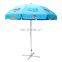 Anti-UV Waterproof Giant Outdoor Advertising Sun Beach Umbrella with sand anchor