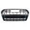 Front Bumper grill for Audi A4 B9 automotive black frame grille for Audi S4 car accessories for Audi 2017-2019