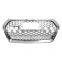 Front grill for Audi Q5 2019 high quality center honeycomb mesh silver bumper grille for SQ5 quattro style