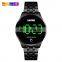 SKMEI 1579 Men Luxury LED Light Stainless Steel Business Digital Waterproof Touch Screen Sports Wrist Watches