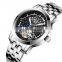 AILANG 2606 New Fashion Men's  Mechanical Stainless Steel Luxury Brand Automatic Self Wind Hollow Out Business Wristwatches