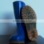 china best selling blue rubber rain boots for food