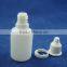 OEM PE tamper and chimd proof 20 ml plastic eye drop bottle