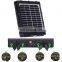 All-in one high conversion rate 6v 9v 12v built in 8000mah lithium battery outdoor hunting trail camera solar panel kit