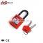Wholesale Durable 38Mm Shackle Nylon Insulation Safety Padlock With Key