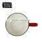 TRIONFO lightening red enamel coated cast iron skillet pan                        
                                                                                Supplier's Choice