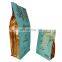 Custom Eight Side Seal Aluminum Foil  Coffee Bag with valve  coffee bags wholesale